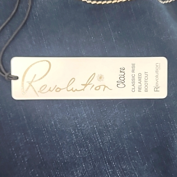 NWT Revolution By Rickis, Classic Rise Relaxed Bootcut, Plus Size 35, L 33 - Picture 4 of 8